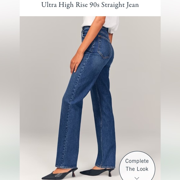 Abercrombie & Fitch Denim - A&F Ultra High Rise 90s Straight Jean 0R
